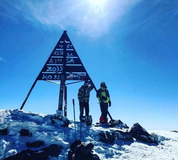 mount toubkal summit 4167m highest peak in north africa