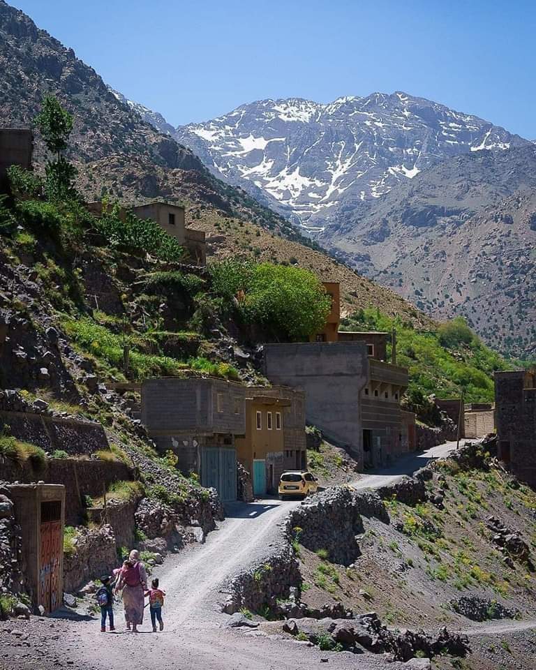 Mount Toubkal summit view