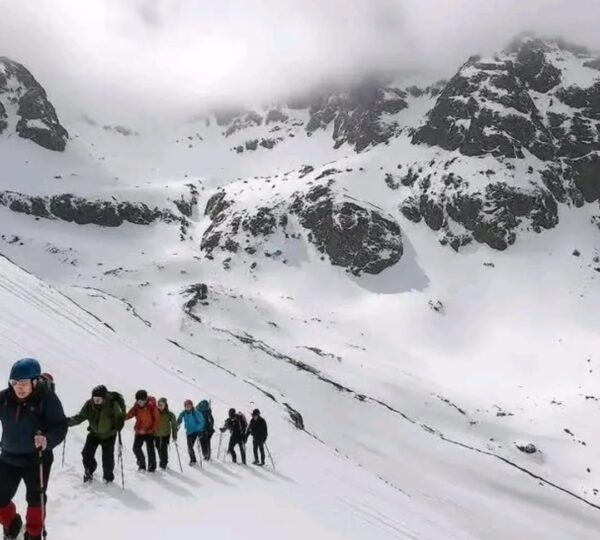 Winter climbing Mount Toubkal from Imlil village