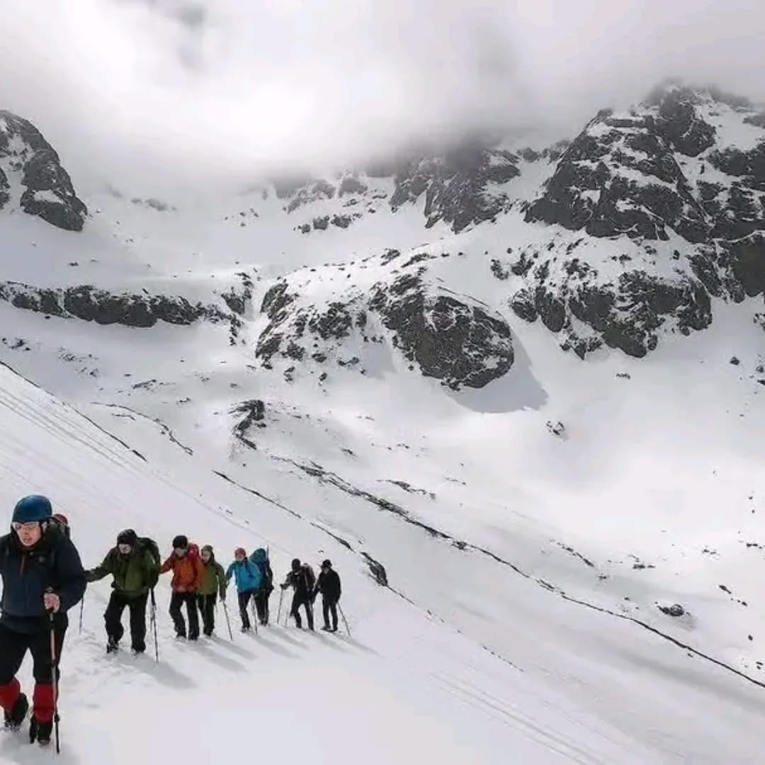 Winter climbing Mount Toubkal from Imlil village